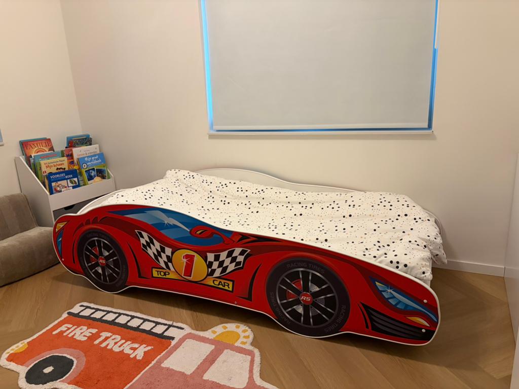 Autobed 90x200 zonder matras (morgen ophalen), Kinderen en Baby's, Kinderkamer | Bedden, 85 tot 100 cm, Gebruikt, Ophalen of Verzenden