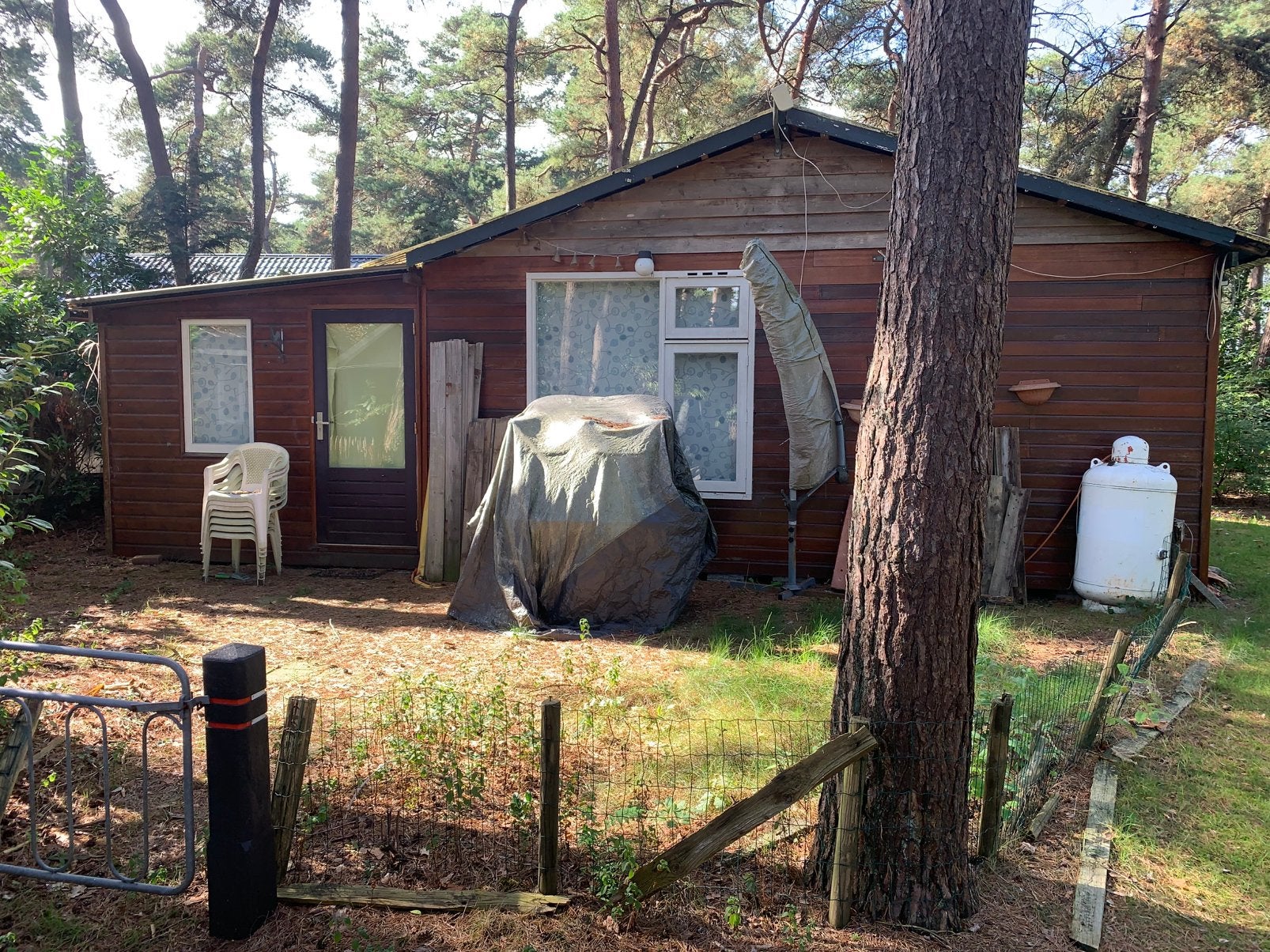 Instap klaar Chalet 70m2 Parelstrand Lommel CV geisoleerd, 5 personen, In bos, Noord-Brabant, Recreatiepark