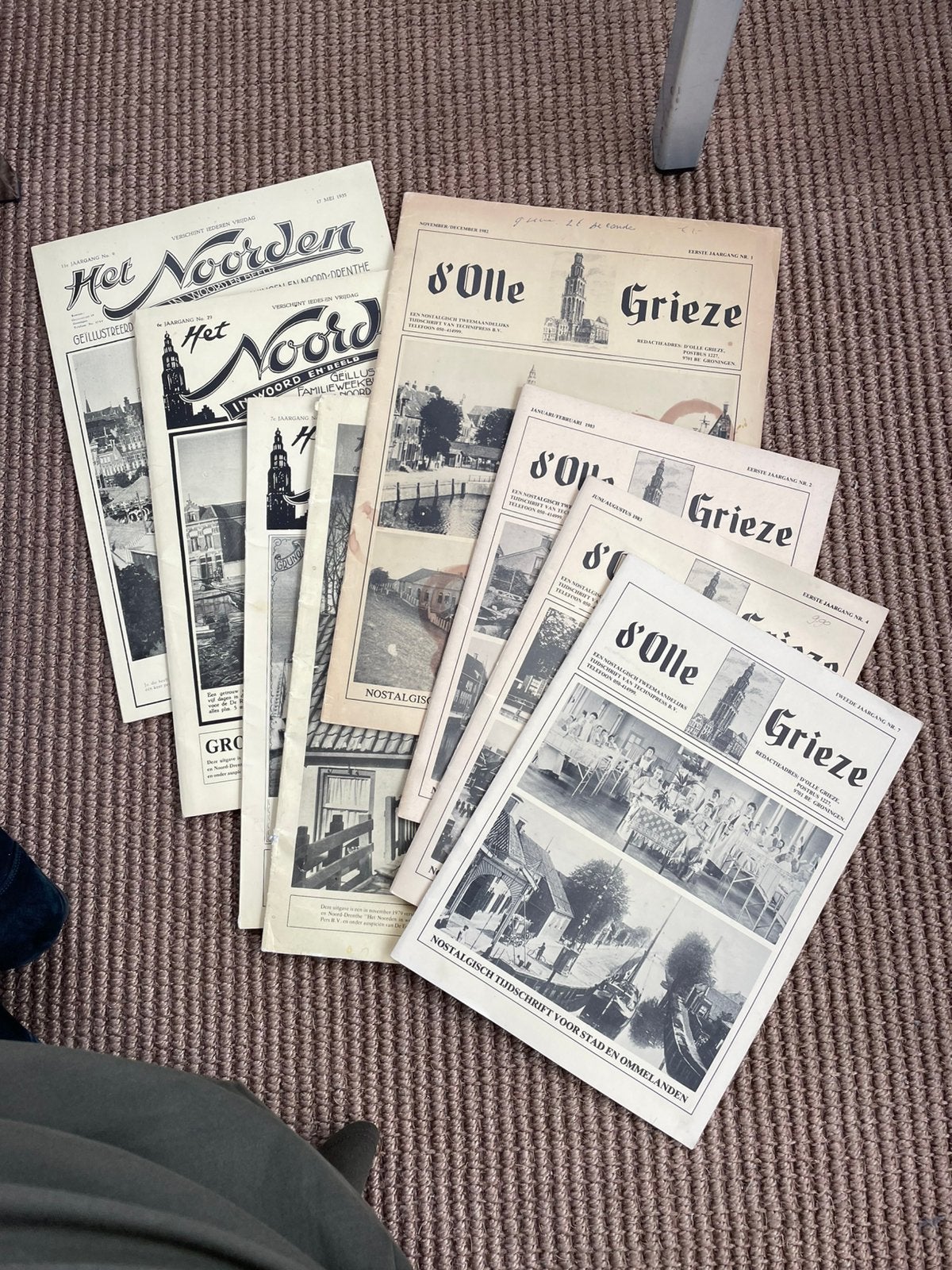 Set kranten d’olle grieze en Het Noorden, Ophalen of Verzenden