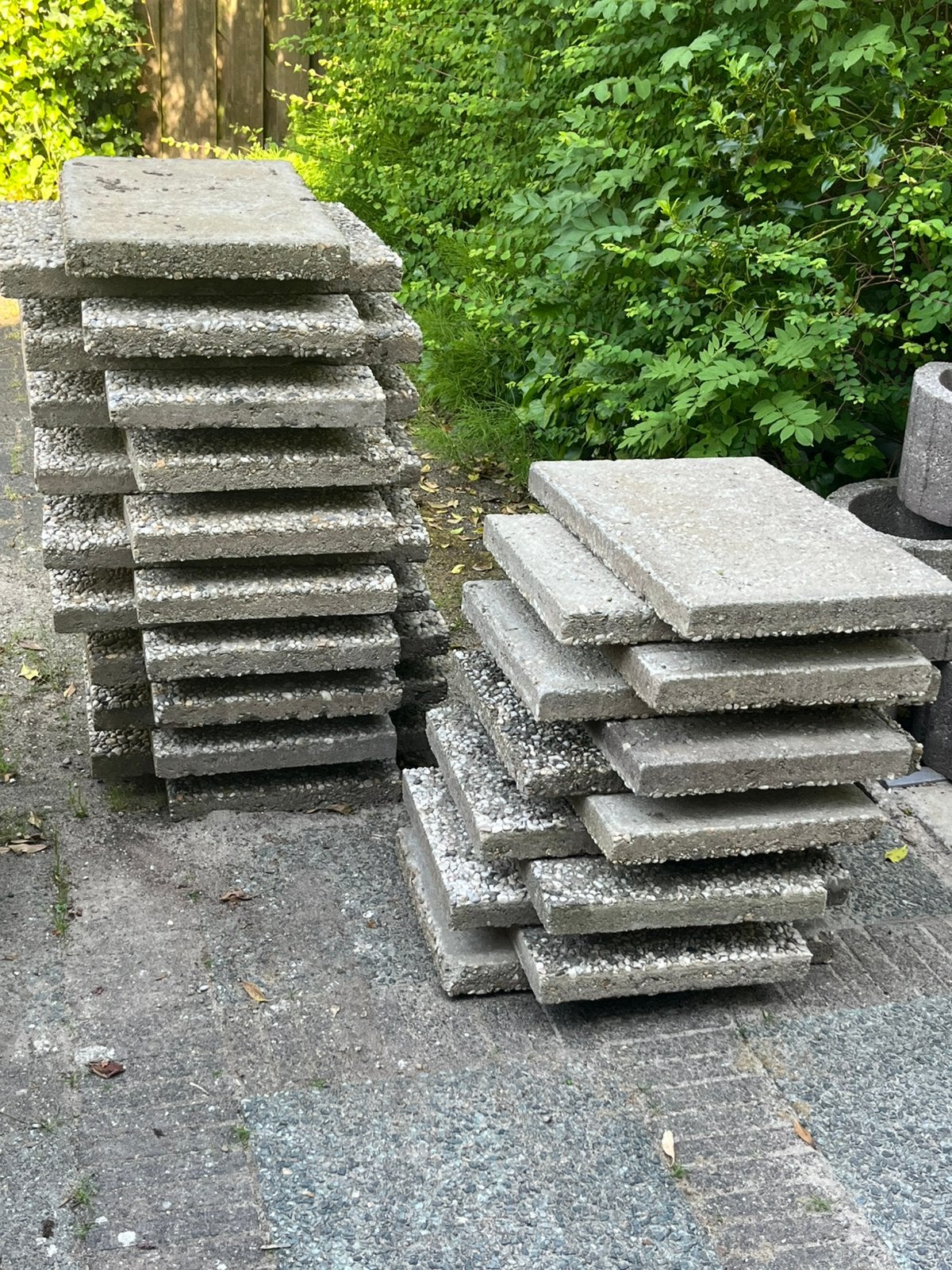 Gratis Grindtegels, Ophalen of Verzenden, Gebruikt, Beton, Terrastegels