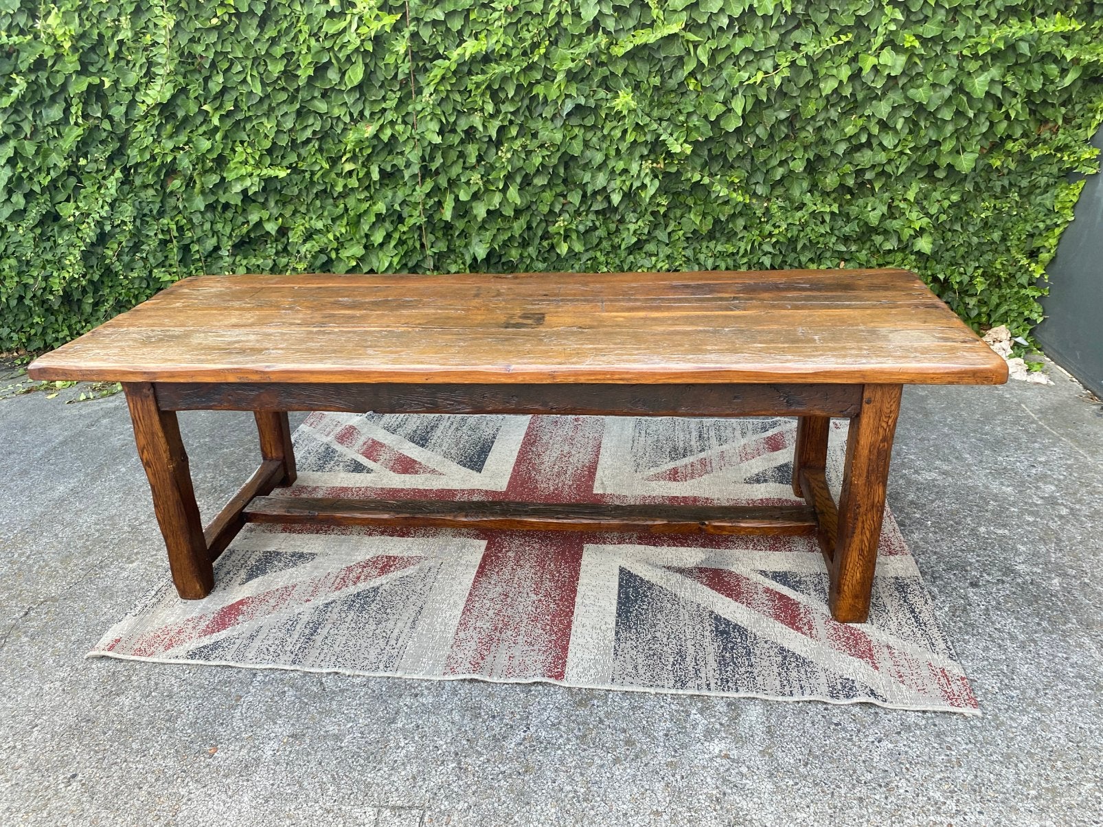 Antieke landelijke Boeren eiken klooster tafel 19 eeuws !!, Ophalen