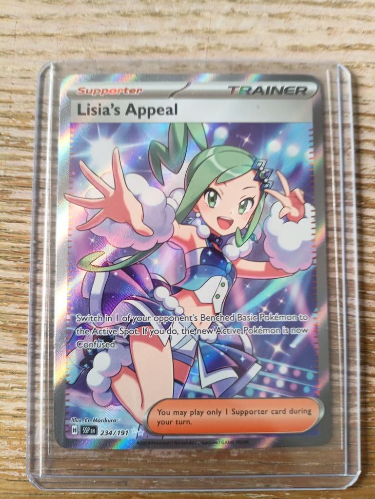 Pokémon TCG: Lisia's Appeal Supporter Trainer Kaart, Ophalen of Verzenden, Zo goed als nieuw, Losse kaart