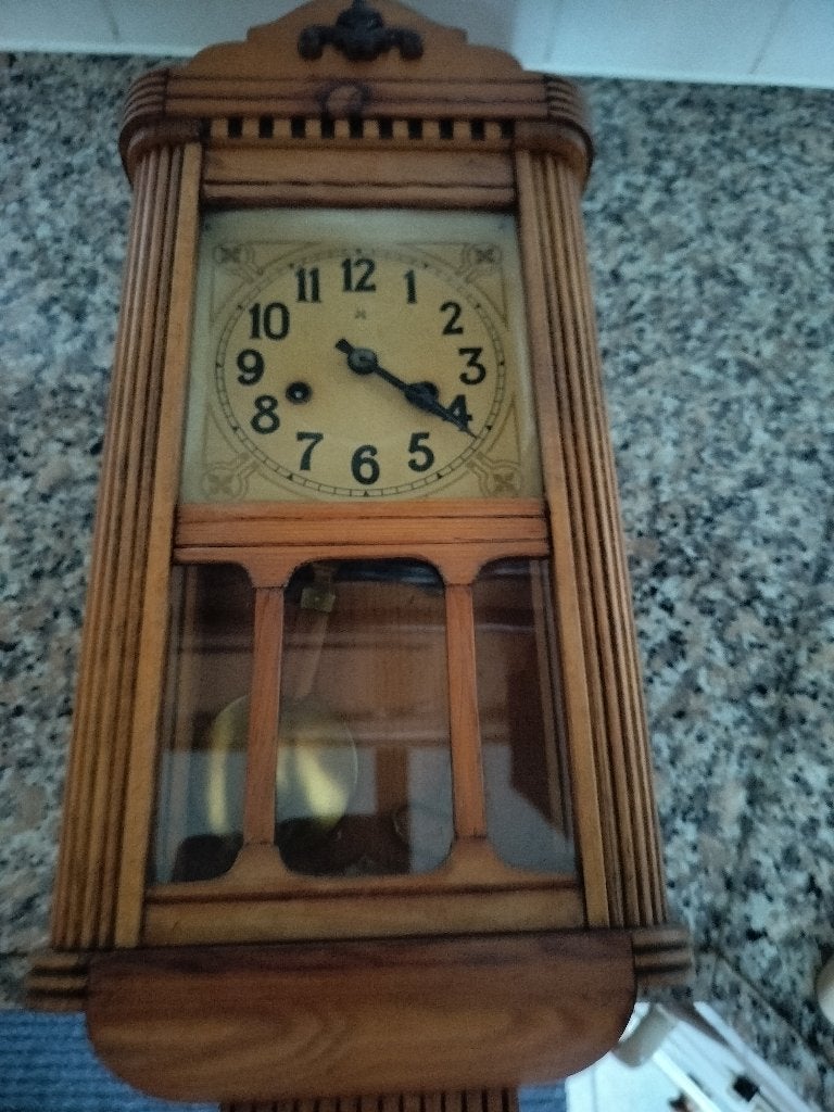 Vintage klok erg oud, Antiek en Kunst, Antiek | Klokken, Ophalen