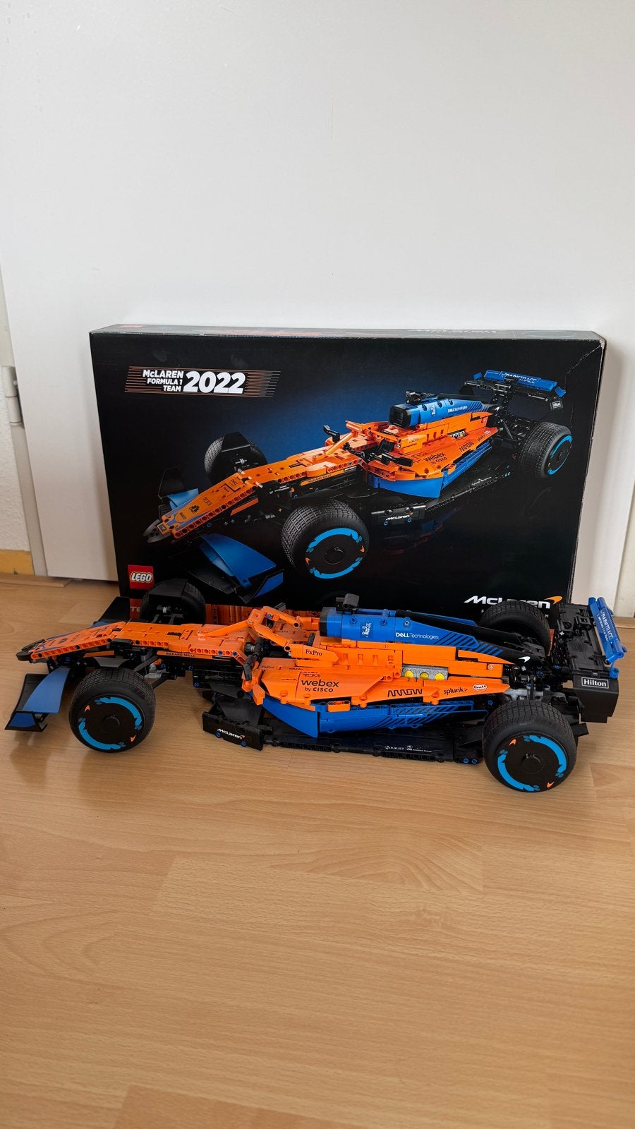 Lego Technic 42141 McLaren Formule 1 Team met doos en boekje, Ophalen, Zo goed als nieuw