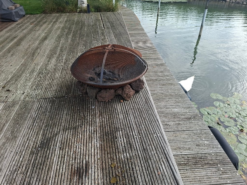 Vuurschaal cortenstaal 80 cm, Tuin en Terras, Ophalen, Zo goed als nieuw