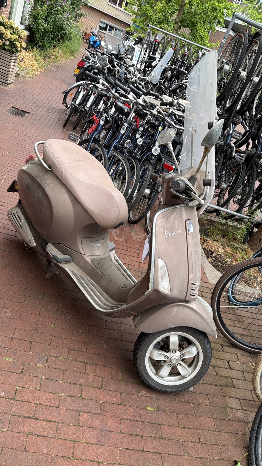 Vespa Primavera Snorfiets 2016 - Start en Rijdt!, Ophalen, Gebruikt, Benzine, Vespa