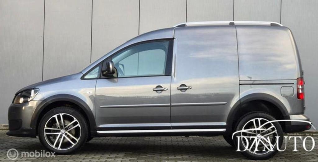 Volkswagen Caddy 2.0 D 103KW 4MOTION 2015 Grijs, Auto's, Bestelauto's, Automaat, 4 cilinders, Volkswagen, Diesel