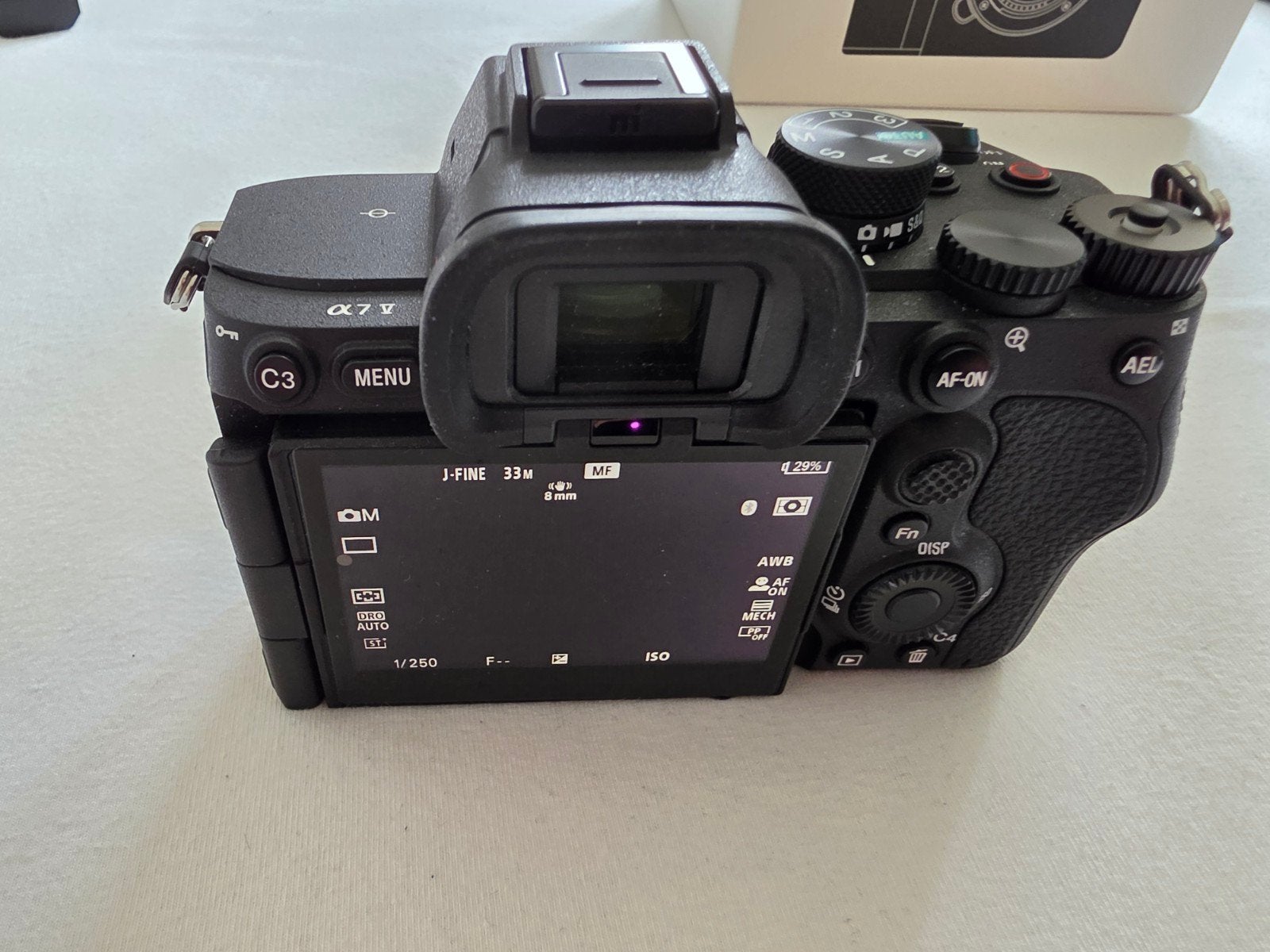 Sony A7 V Systeemcamera - als nieuw + extra accu, Accu, Ophalen of Verzenden, Zo goed als nieuw, Sony