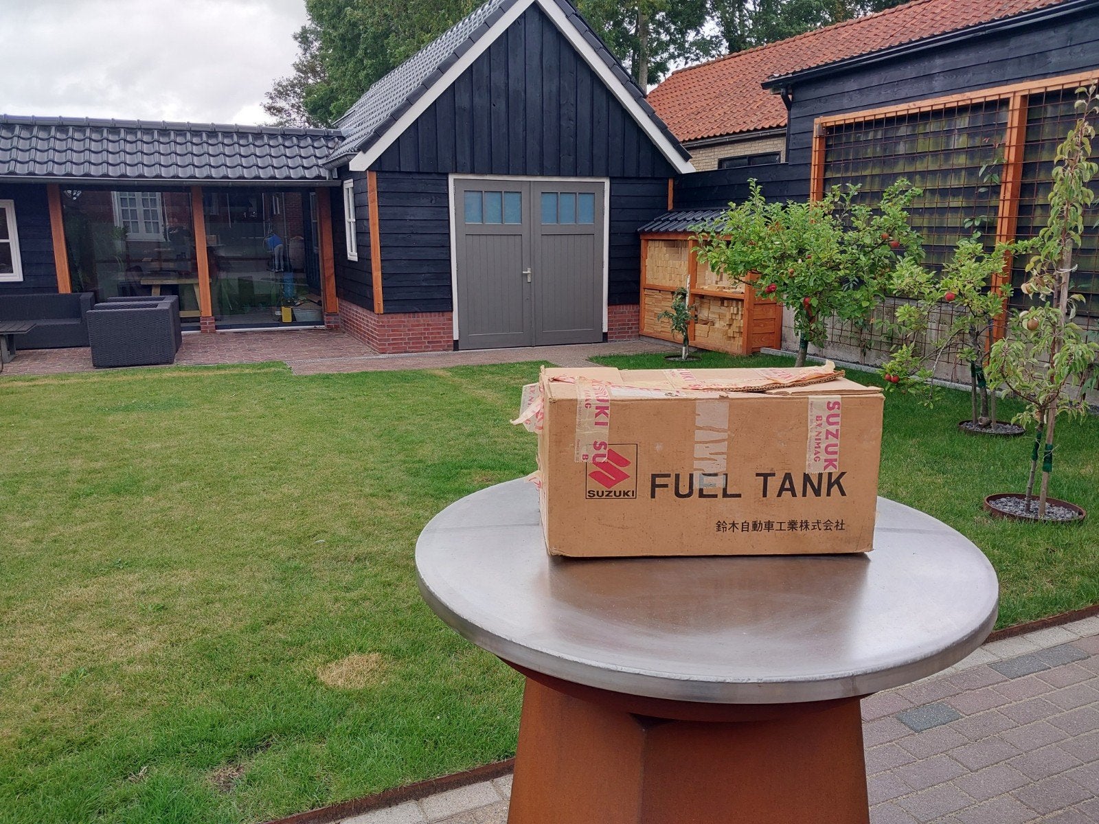 tk nos suzuki zr50 tank zwart nieuw in doos, Ophalen, Nieuw, Tank, Overige merken