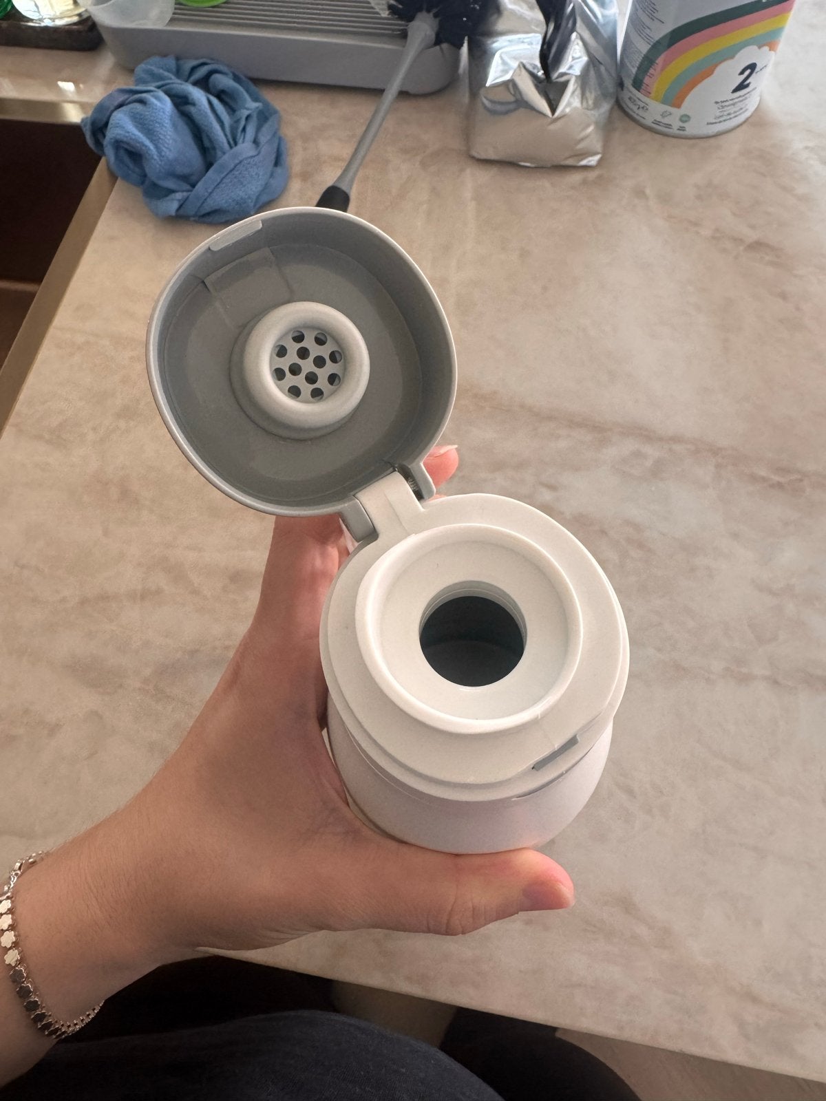 Luvion Flessenwarmer Draagbaar, Ophalen, Flessen- of potjesverwarmer, Gebruikt, Luvion