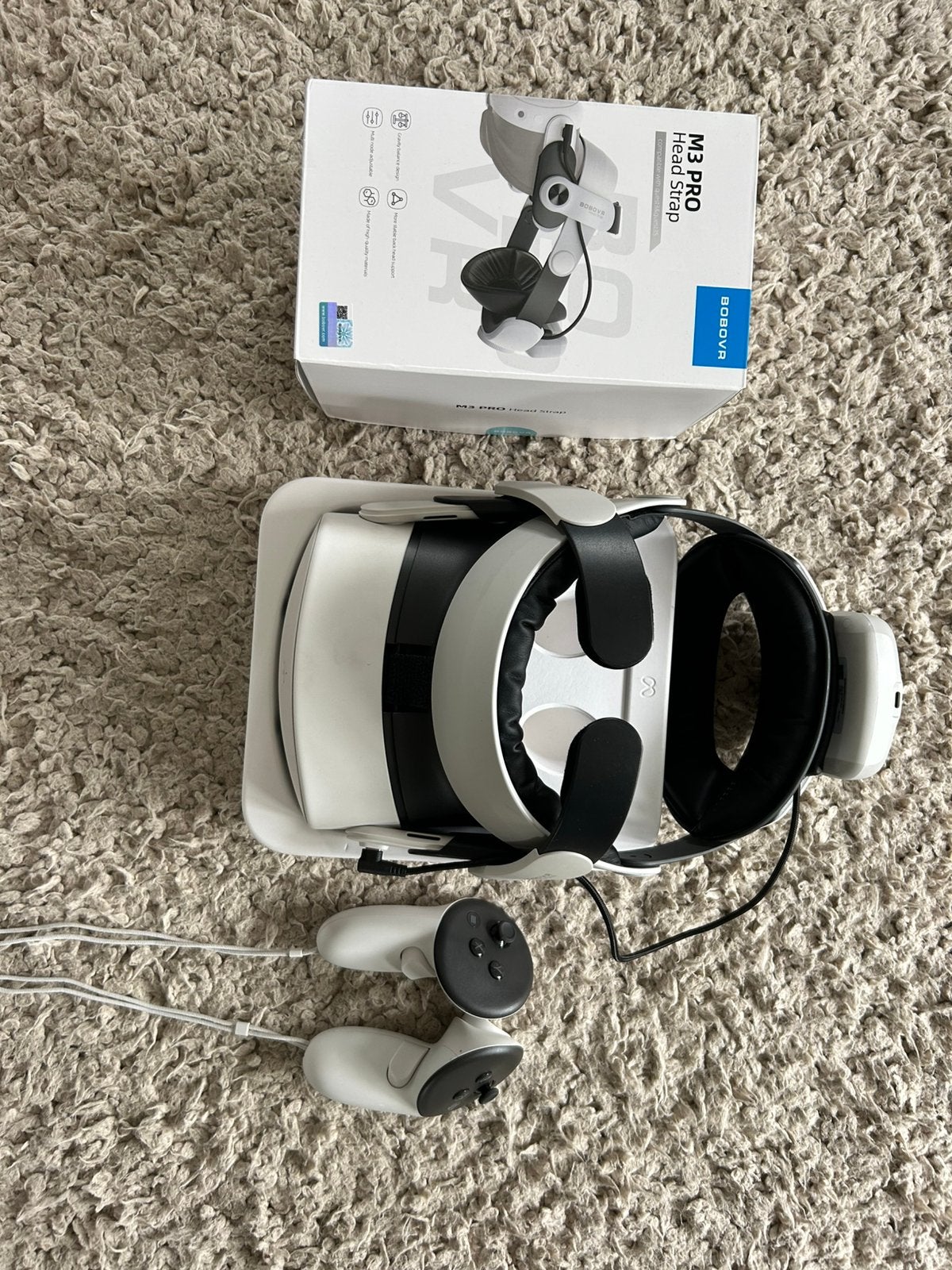 Vr brill meta quest 3s 256gb + bobovr head strap, Ophalen of Verzenden, Zo goed als nieuw, Overige platformen