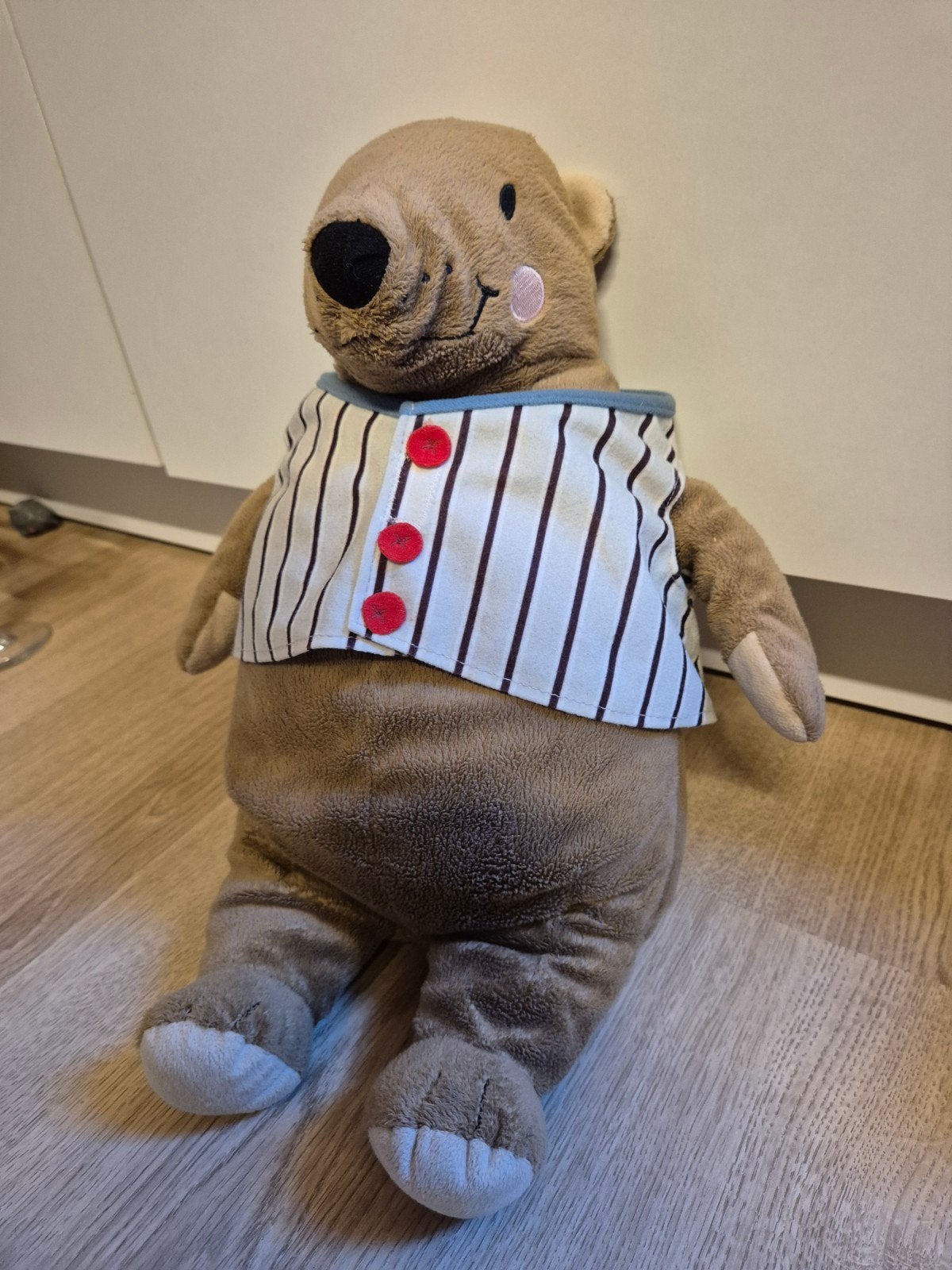 IKEA beer knuffel met shirtje 33 cm Nallebjorn, Ophalen of Verzenden, Stoffen beer, Overige merken