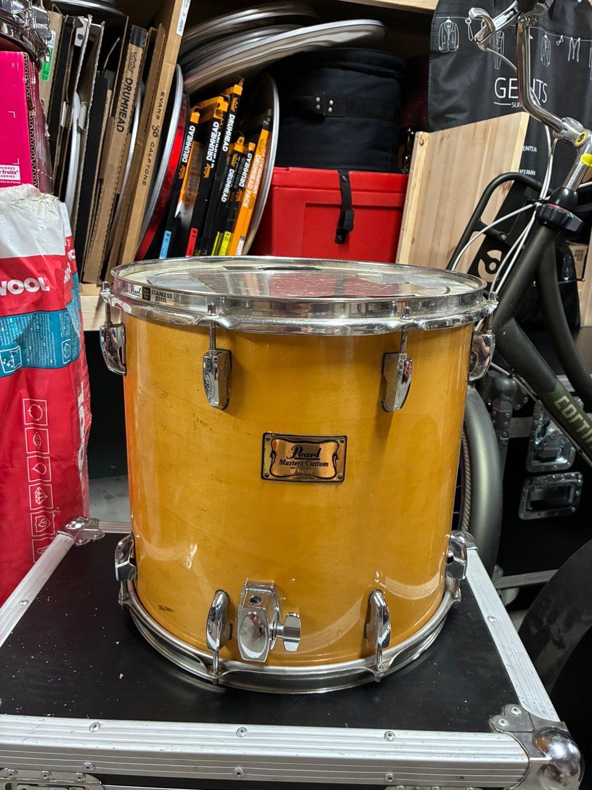 15” Pearl Masters Custom Floortom, Ophalen of Verzenden, Gebruikt, Trommel