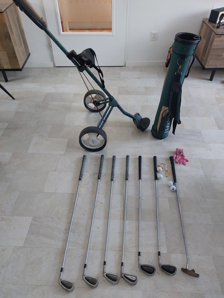 Complete Golfset Derby 2 Midsize dames rechtshandig, Ophalen, Zo goed als nieuw, Set, Overige merken