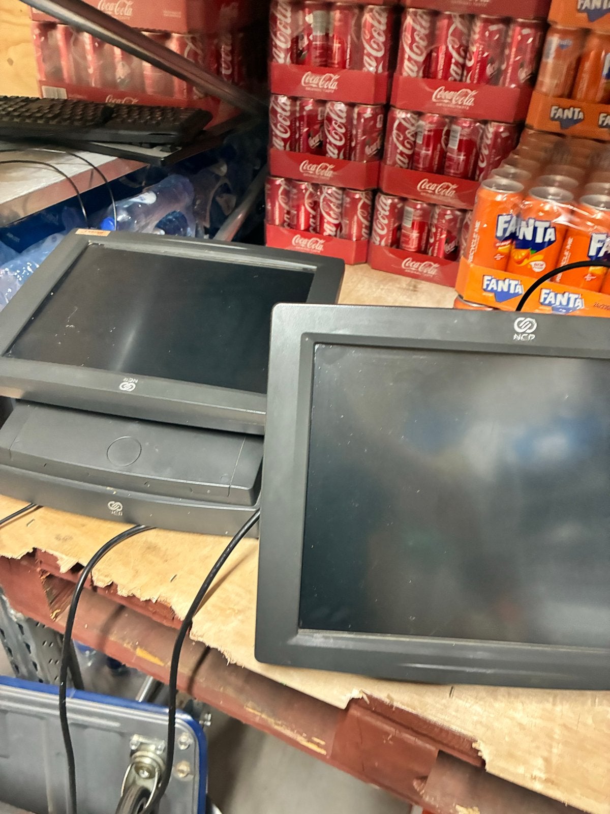 NCR Kassa POS Systeem - 2 Monitoren en Randapparatuur, Computers en Software, Ophalen of Verzenden