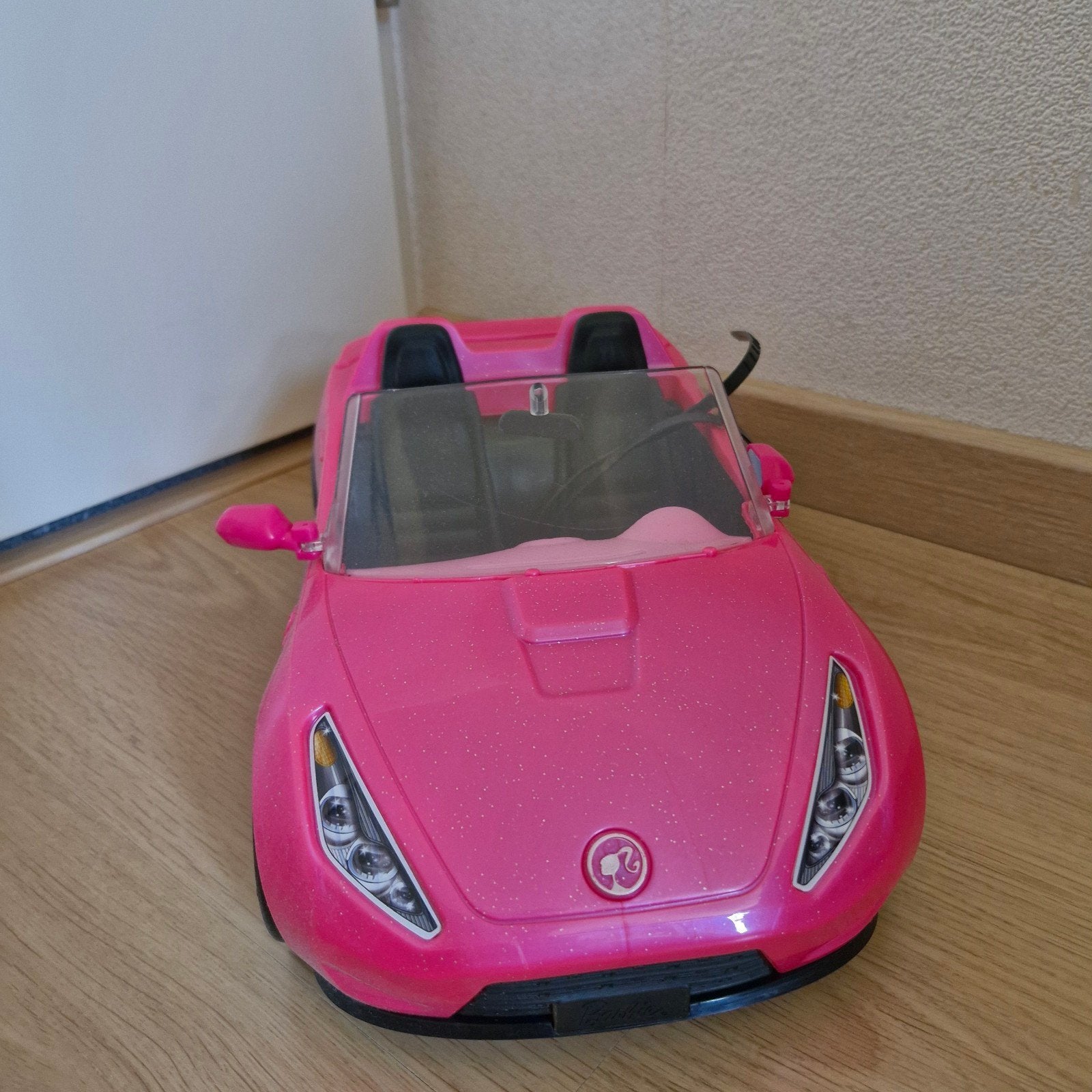 Barbie Roze Cabrio Speelgoedauto, Ophalen of Verzenden, Zo goed als nieuw