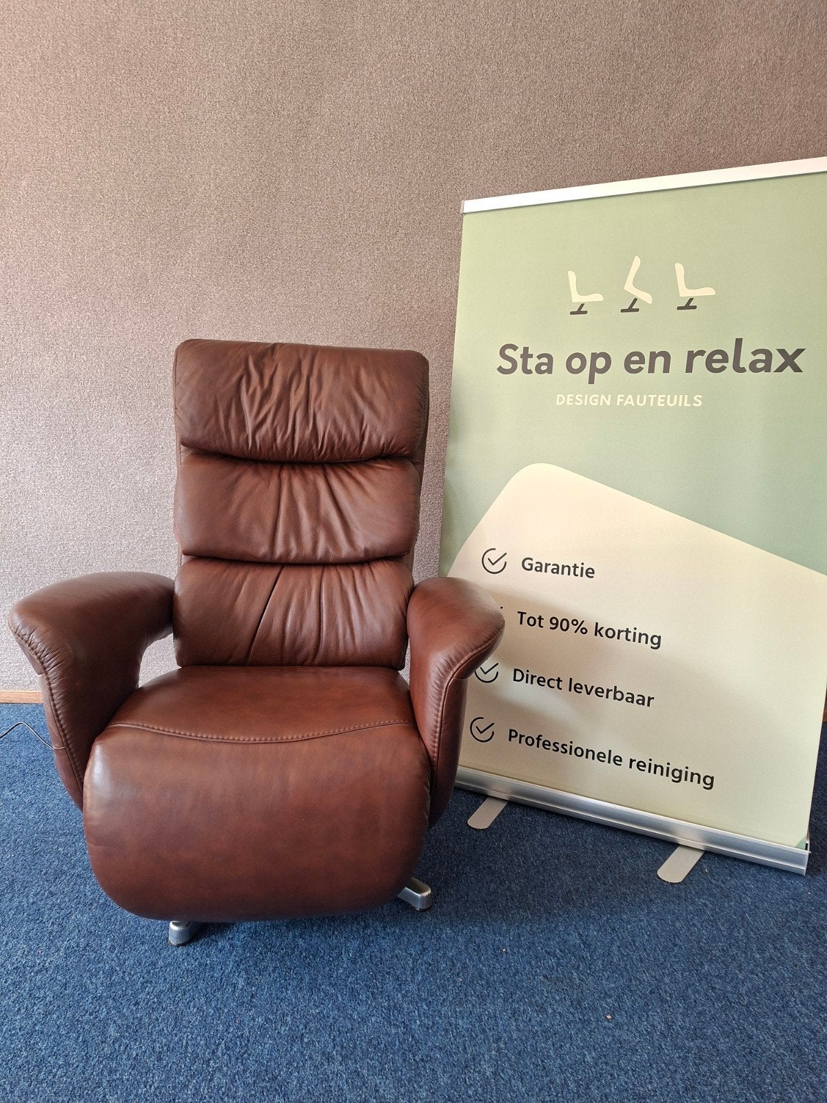 Sta op relax fauteuil Meubelzorg Sublime Zo goed als nieuw, Ophalen of Verzenden, Zo goed als nieuw, Staopenrelax@gmail.com, Sta-op-en-relax
