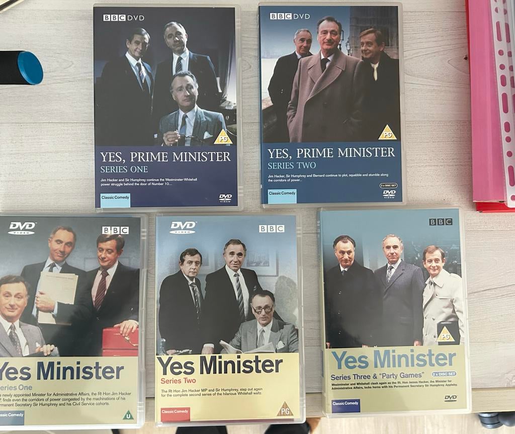 Yes Minister & Yes, Prime Minister DVD Boxset Compleet, Gebruikt, Alle leeftijden, Ophalen of Verzenden, Boxset