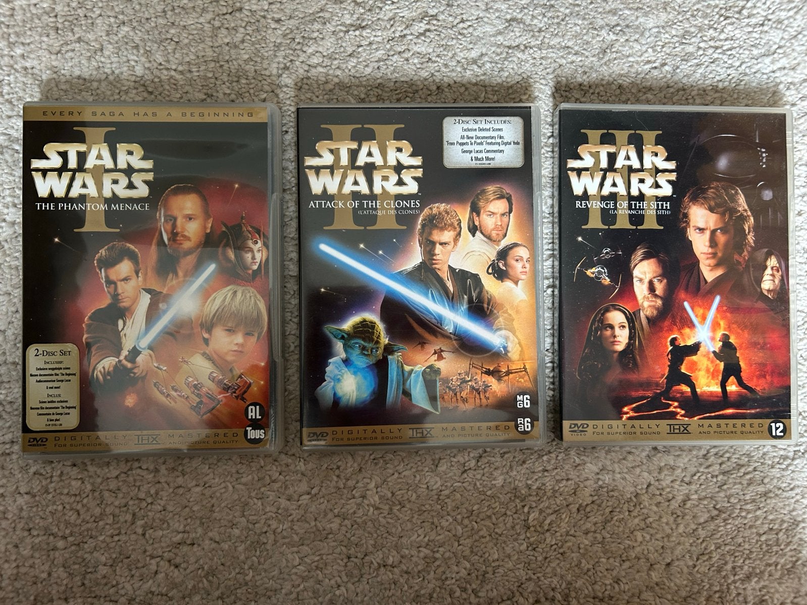 Star Wars Episode I, II, III DVD Boxset - Prequel Trilogie, Nederlands, Ophalen of Verzenden, Science Fiction, Vanaf 12 jaar