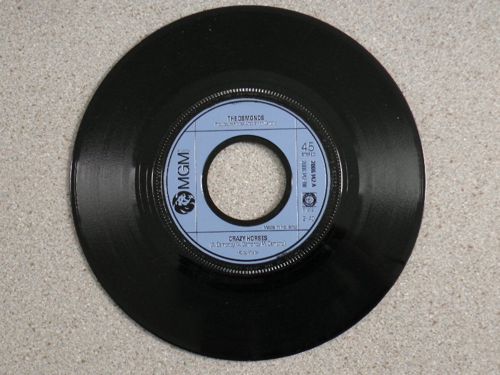 Osmonds - Crazy horses VINYL SINGLE, Gebruikt, 7 inch, Single, Ophalen of Verzenden
