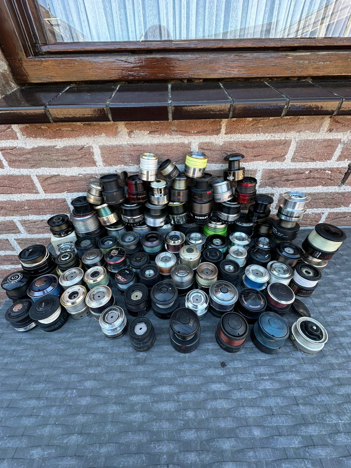 80 werpmolen spoelen, Ophalen of Verzenden, Gebruikt, Molen