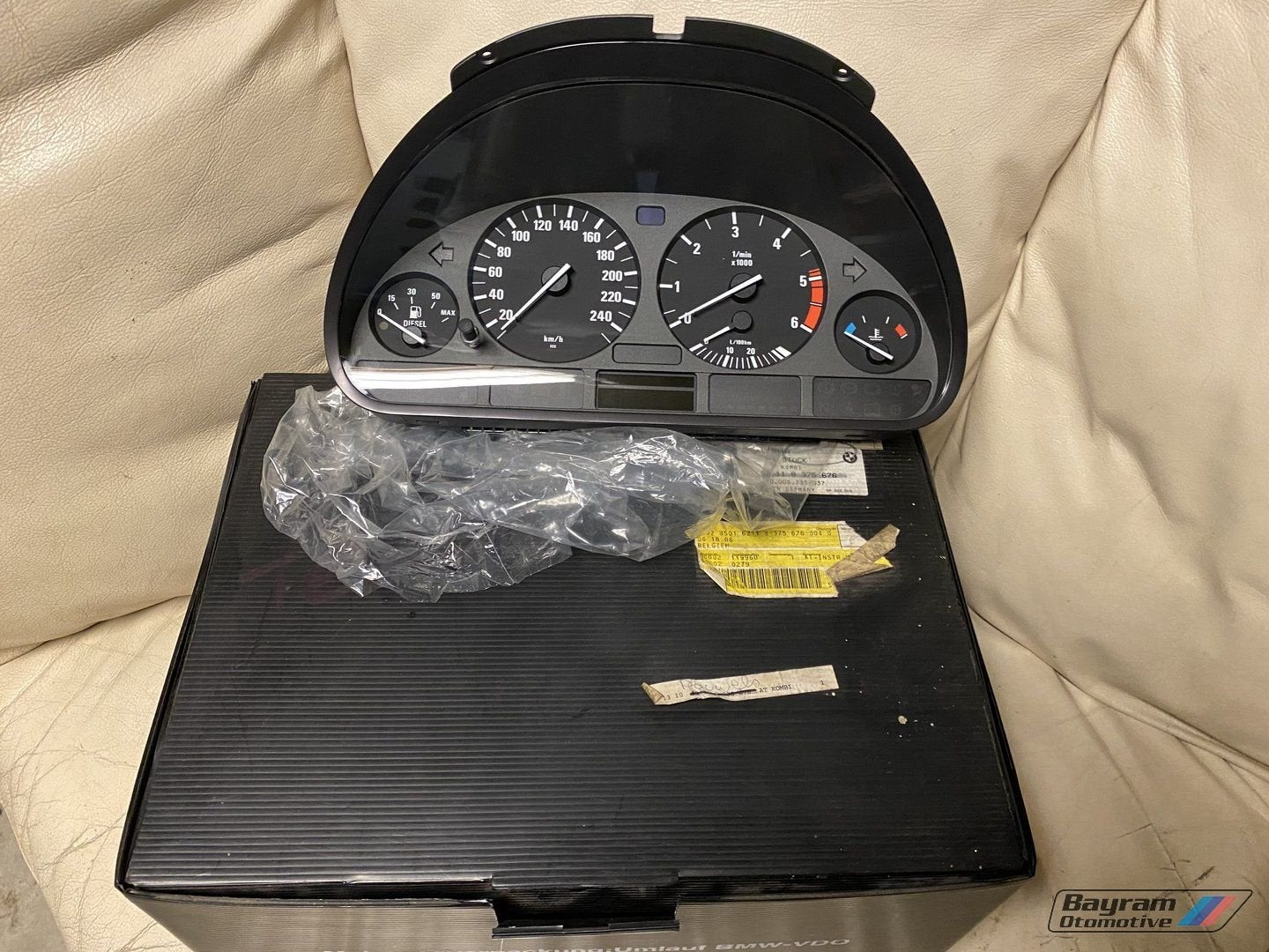 Bmw E39 km tellerbak nieuw diesel tacho 8375675 5-serie km, Gebruikt, -, -, Ophalen of Verzenden