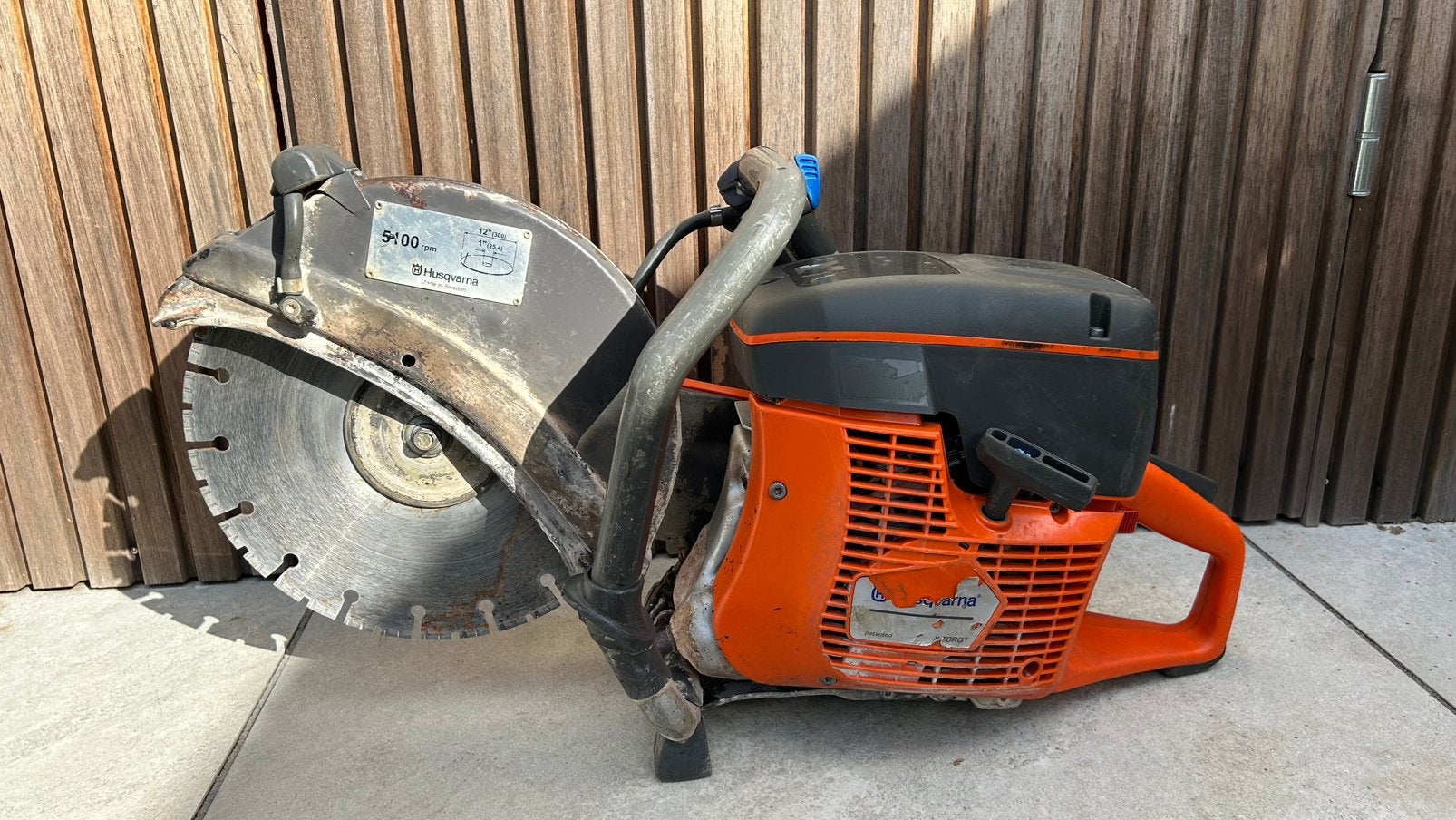 Husqvarna K760 bandenzaag 300mm incl. diamantblad, Doe-het-zelf en Verbouw, Ophalen, 70 mm of meer, Overige typen, Zo goed als nieuw