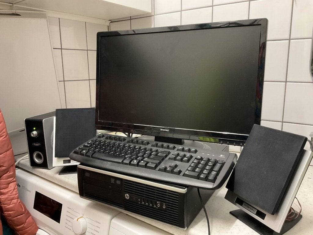 Complete set HP Compaq 6300 Chrome Desktop met toebehoren, Computers en Software, Desktop Pc's, Ophalen, HP Compaq Chrome 6300