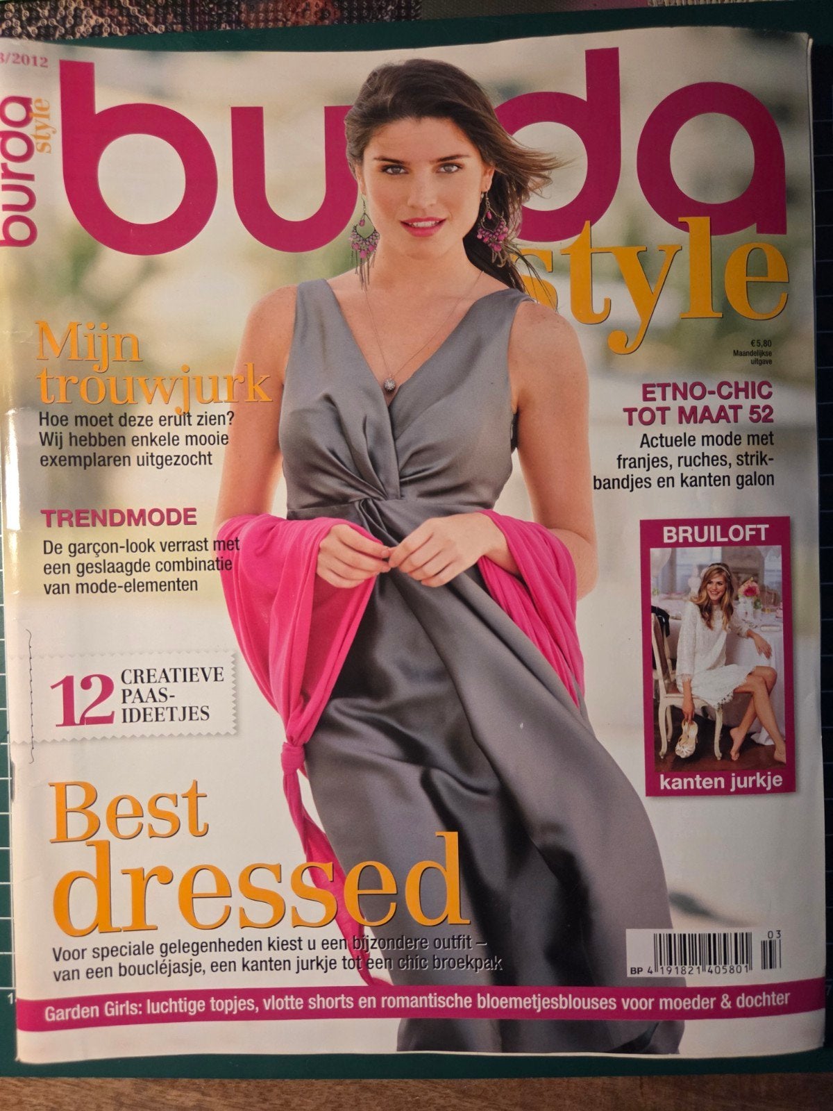 Burda Style 3/2012 - Mijn Trouwjurk, Trendmode, Paasideeën, Vrouw, Overige typen, Gebruikt, Burda