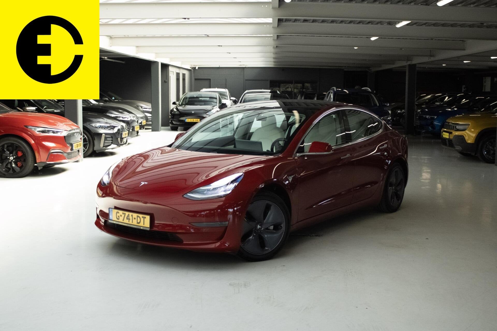 Tesla Model 3 Long Range AWD 75 kWh | SOH 86,2% | Wit leder, Auto's, Tesla, Automaat, 1000 kg, Onderhoudsboekje, 84 €/maand