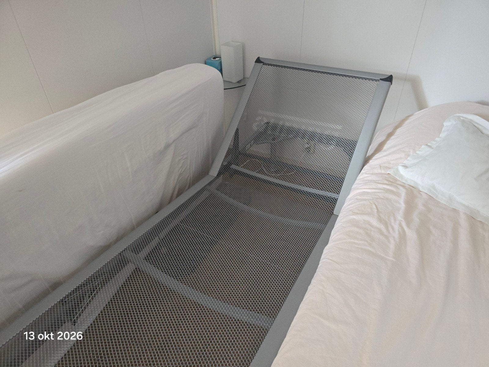 Aupingbed met spiraalbodem voor 2 personen, Ophalen, Verstelbaar, 210 cm, Modern, Functioneel