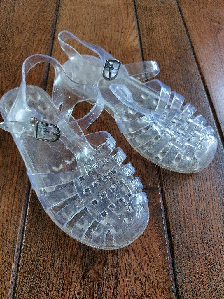 Transparante waterschoenen maat 37, Kinderen en Baby's, Jongen of Meisje, Overige typen, Ophalen of Verzenden, Zo goed als nieuw