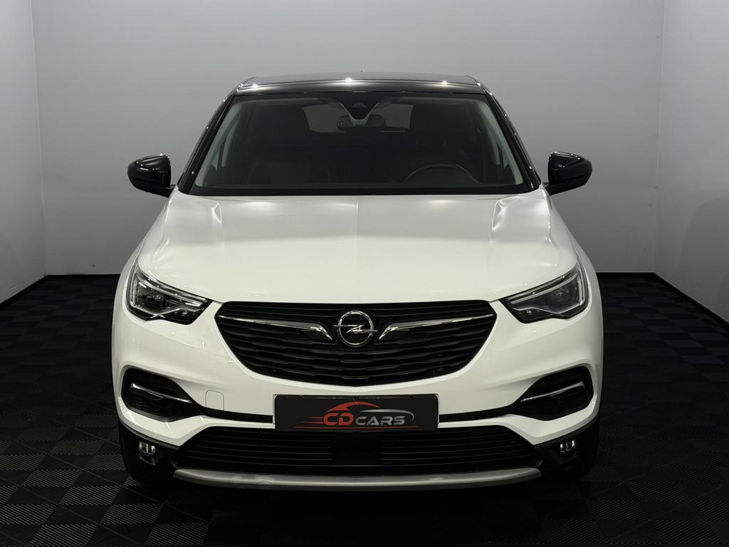 Opel Grandland X 1.2 Turbo Business Executive Half leder, Ca, Gebruikt, 1199 cc, Leder en Stof, Wit