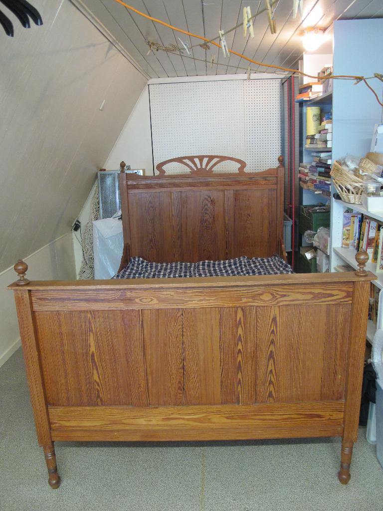 antiek houten bed, Ophalen