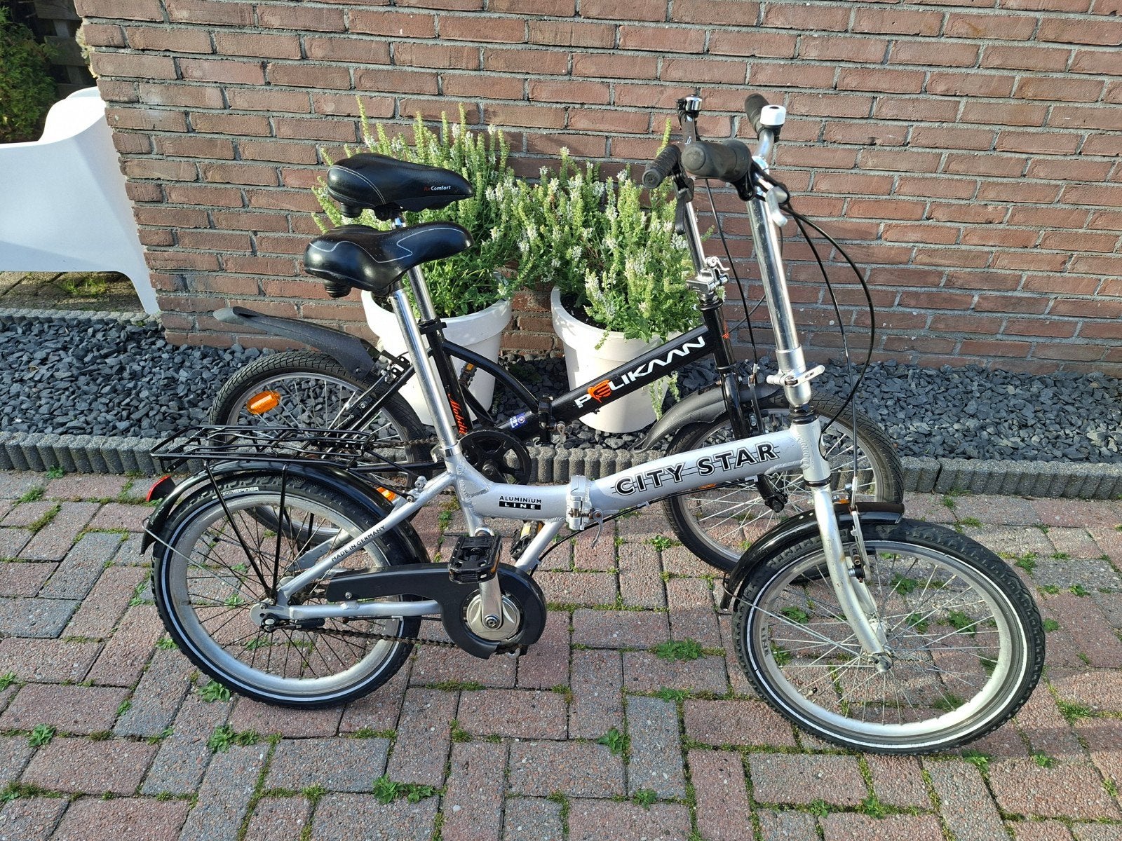 Set vouwfietsen ideaal voor op de camping, Fietsen en Brommers, Ophalen, Gebruikt, 20 inch of meer, Versnellingen