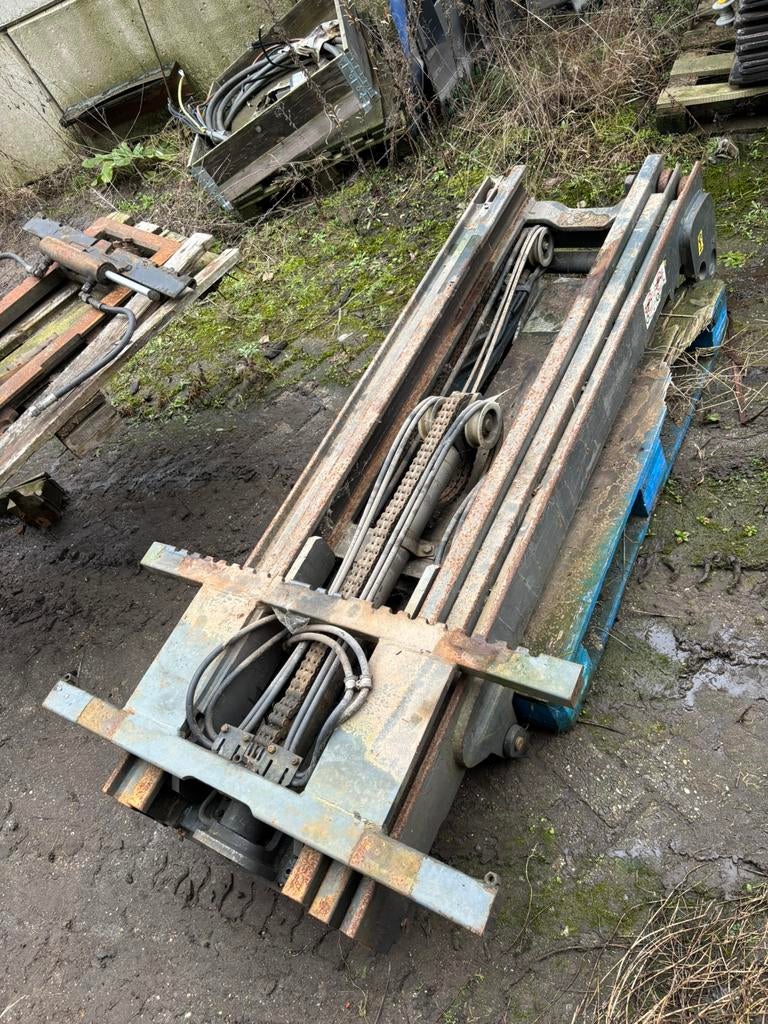 Hefmast 2500kg heftruck Triplex drie delig Freelift sideshif, Doe-het-zelf en Verbouw, Lieren en Takels, Gebruikt, Ophalen