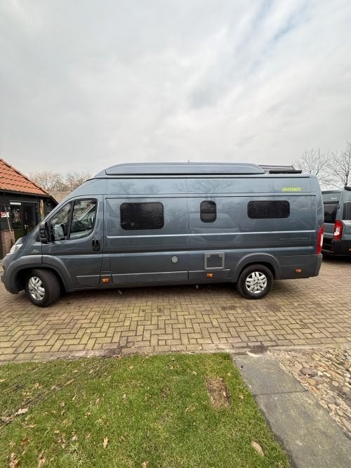 Hymer Yellowstone Buscamper met hefdak, Chemisch toilet, Buscamper of Camperbus, Fiat, Bestuurdersdeur