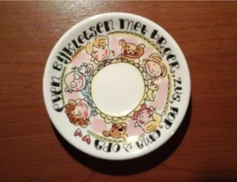 Servies BLOND, schoteltje even bijkletsen met.....nieuw!, Ophalen, Blond Amsterdam, Nieuw, Kop(pen) en/of Schotel(s)