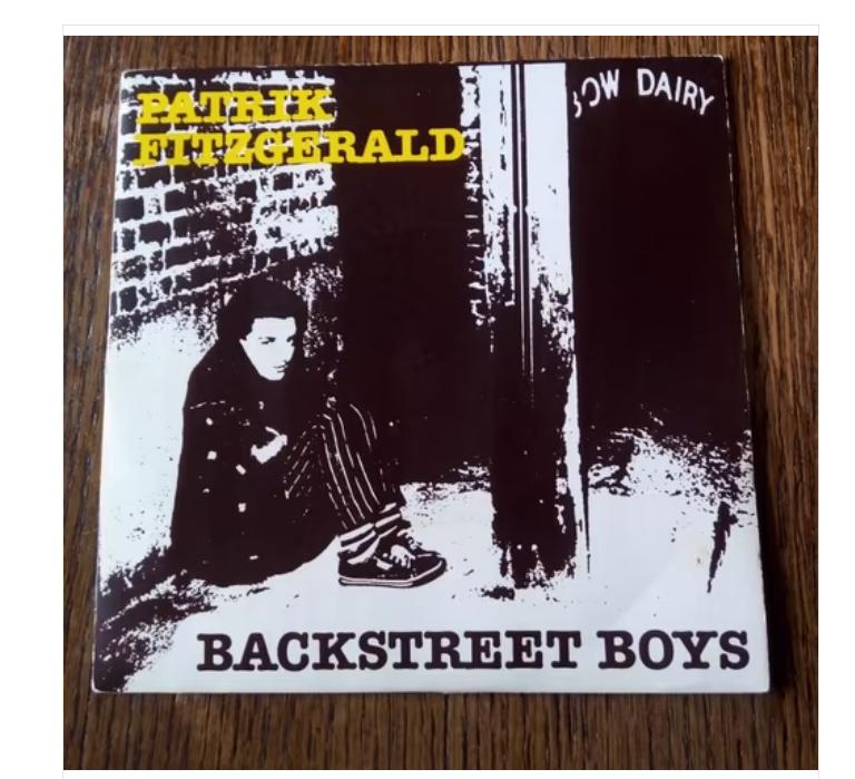 original single-patrik fitzgereld-backstreet boys *1978*, Fotohoes, Overige genres, 7 inch, Single