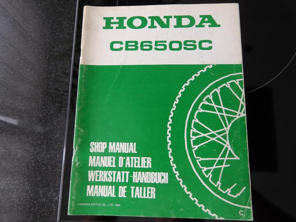 HONDA werkplaatshandboek addendum CB650 SC 1982, Motoren, Handleidingen en Instructieboekjes, Verzenden, Honda