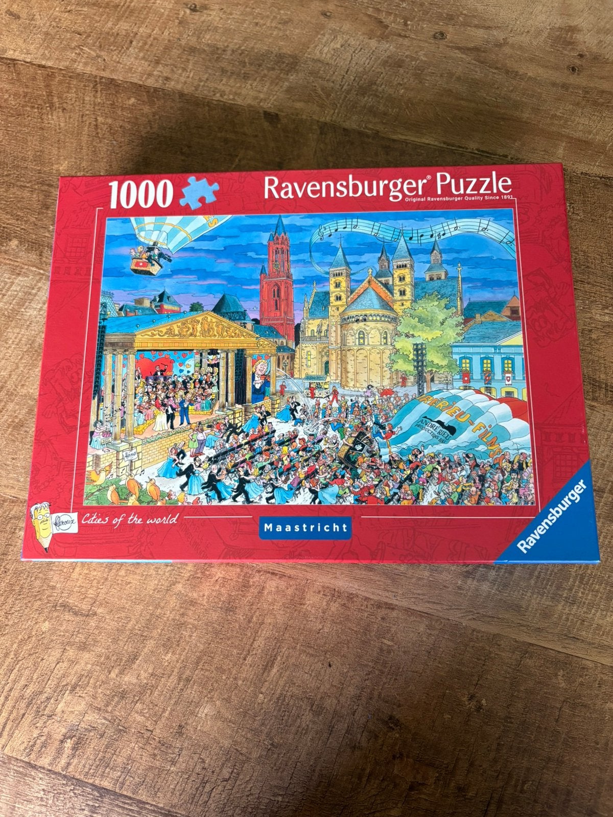 Puzzel Ravensburger Maastricht André Rieu zgan, Ophalen, 500 t/m 1500 stukjes, Zo goed als nieuw, Legpuzzel