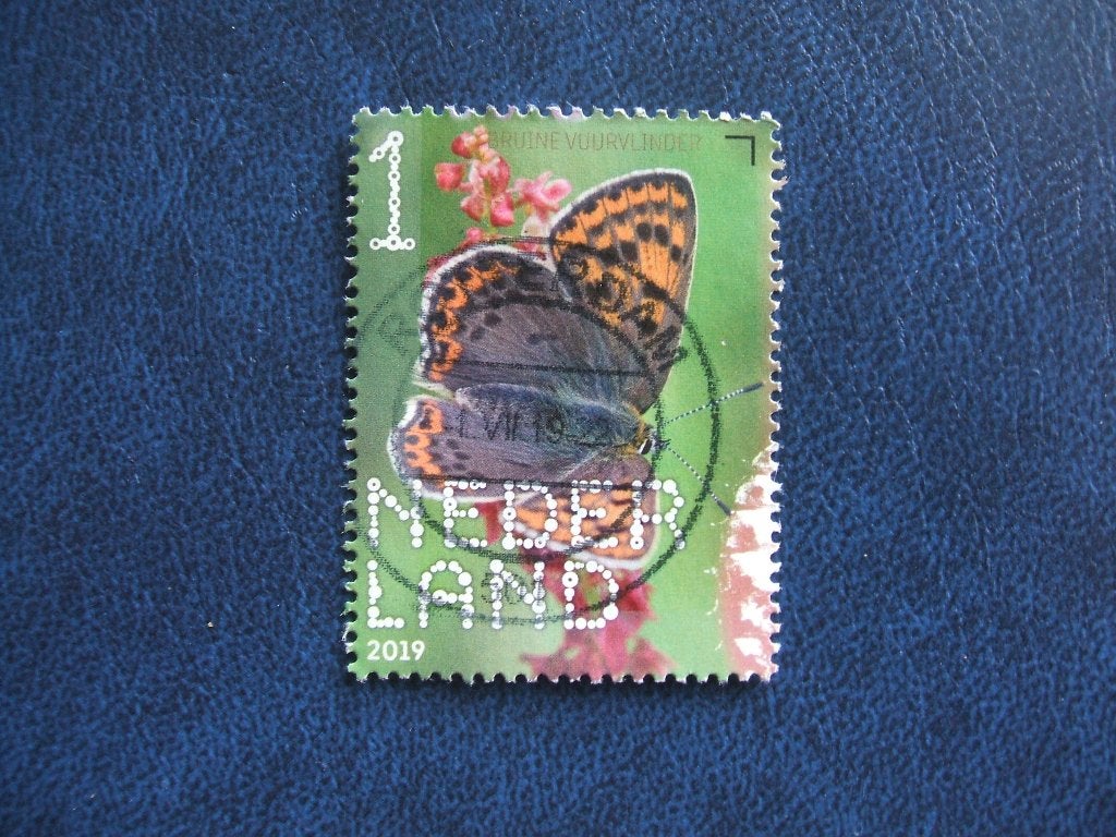 Nederland vlinders 1, Ophalen of Verzenden, Gestempeld