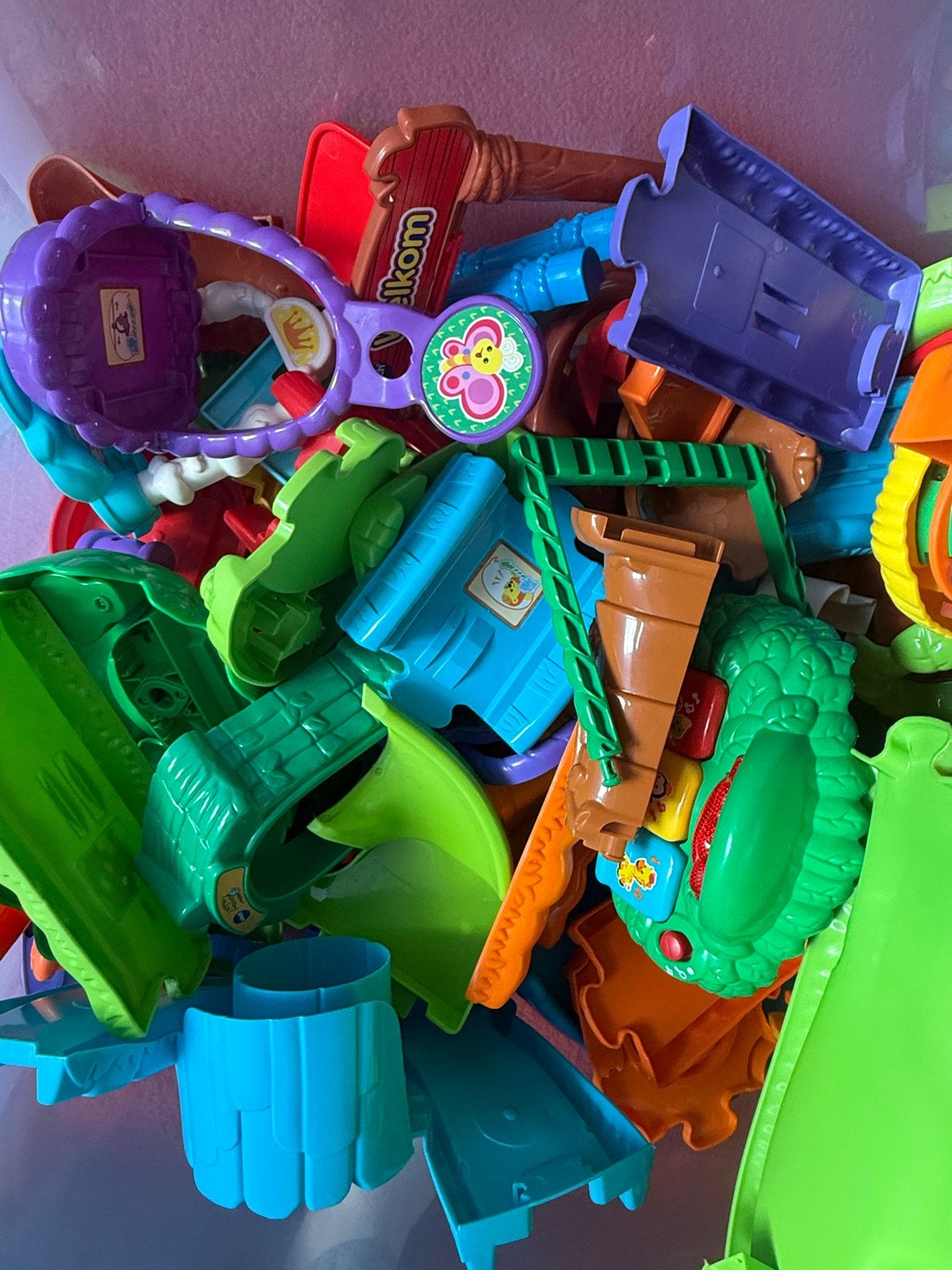 Grote bak VTech speelgoed !, Ophalen of Verzenden, Gebruikt, 6 maanden tot 2 jaar