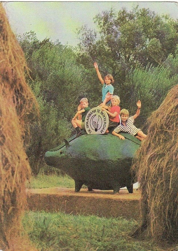 Botersloot Rotterdam spaarvarken 1969.-Felicitatiekaart-, Verzenden, 1960 tot 1980, Gelopen, Zuid-Holland