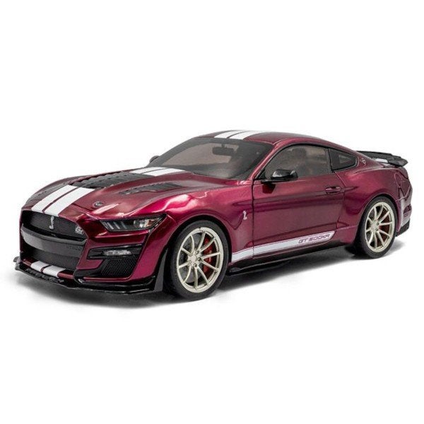 Ford Shelby Mustang GT500 KR 2023 Paars Schaal 1/18 Solido, Hobby en Vrije tijd, Modelauto's | 1:18, Solido, Auto, Solido, Nieuw