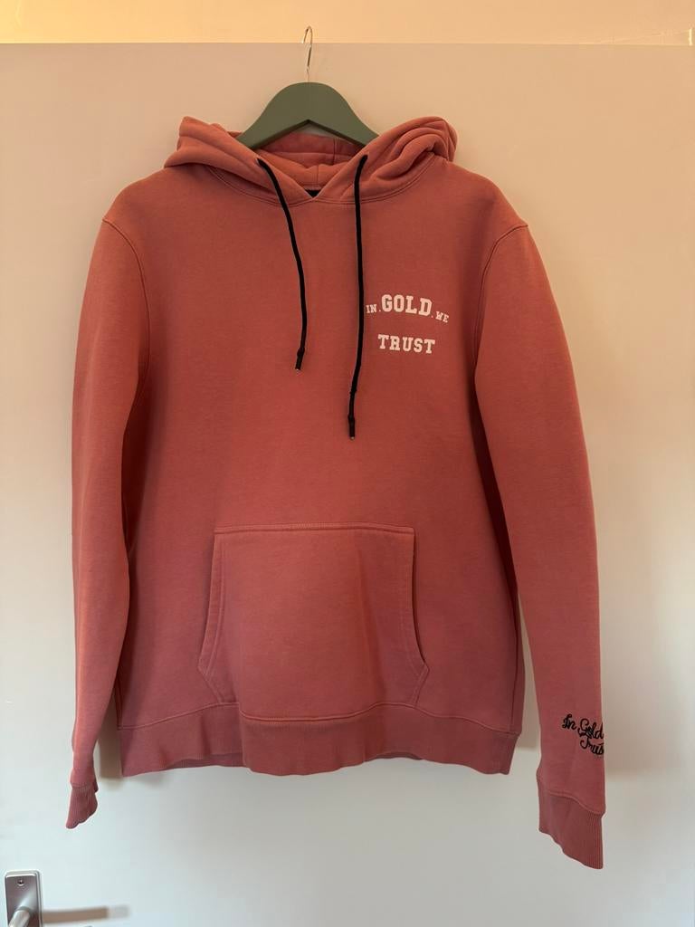 In gold we trust trui roze, Ophalen of Verzenden, Zo goed als nieuw, Maat 56/58 (XL), Roze