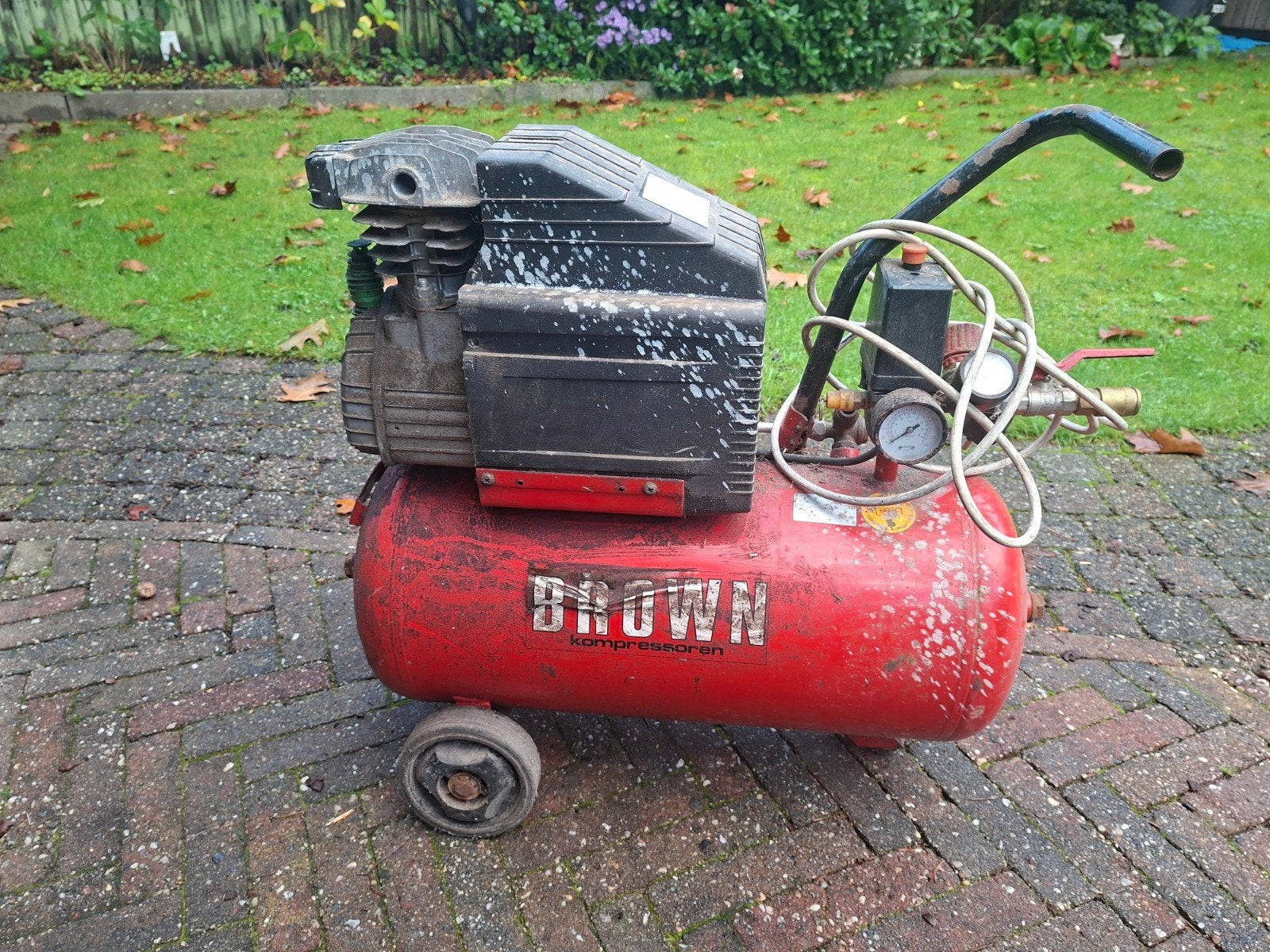 Brown Kompressoren GM 225 - Gebruikte Compressor, Doe-het-zelf en Verbouw, Ophalen, Gebruikt, Minder dan 200 liter/min, Minder dan 6 bar
