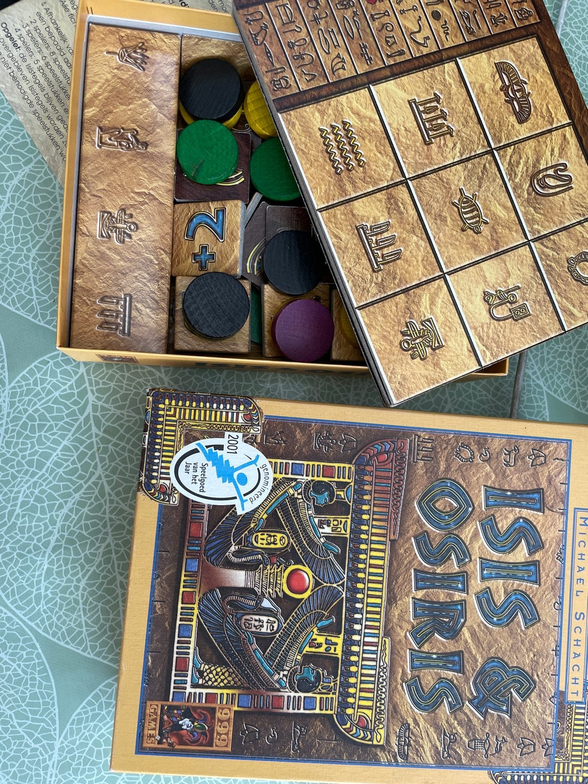 Isis & Osiris bordspel - Michael Schacht (Gebruikt), Een of twee spelers, Ophalen of Verzenden, Gebruikt