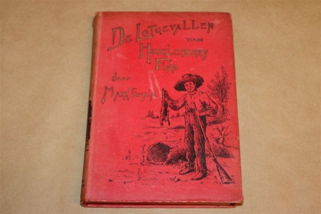 Huckleberry Finn — Antieke Geïllustreerde Uitgave 1908, Boeken, Ophalen of Verzenden, Gelezen