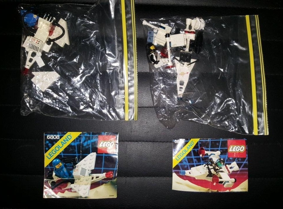 Lego 6808 + 6810 Space sets jaren 80, Gebruikt, Verzenden, Lego, Overige typen
